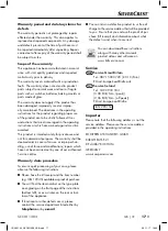 Preview for 20 page of Silvercrest SECM 12 B2 Operating Instructions Manual