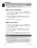 Preview for 13 page of Silvercrest SED 3.7 D2 Operating Instructions Manual