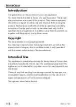 Preview for 5 page of Silvercrest SED 3.7 E2 Operating Instructions Manual