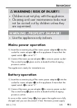 Preview for 12 page of Silvercrest SED 3.7 E2 Operating Instructions Manual