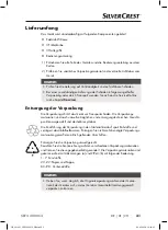 Preview for 6 page of Silvercrest SEF3 2000 C3 Operating Instructions Manual