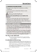 Preview for 10 page of Silvercrest SEF3 2000 C3 Operating Instructions Manual