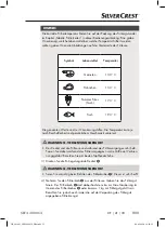 Preview for 14 page of Silvercrest SEF3 2000 C3 Operating Instructions Manual