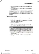 Preview for 16 page of Silvercrest SEF3 2000 C3 Operating Instructions Manual