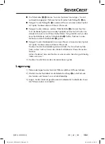 Preview for 18 page of Silvercrest SEF3 2000 C3 Operating Instructions Manual