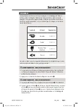 Preview for 56 page of Silvercrest SEF3 2000 C3 Operating Instructions Manual