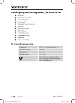 Preview for 73 page of Silvercrest SEF3 2000 C3 Operating Instructions Manual