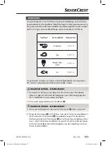 Preview for 80 page of Silvercrest SEF3 2000 C3 Operating Instructions Manual