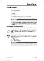 Preview for 116 page of Silvercrest SEF3 2000 C3 Operating Instructions Manual