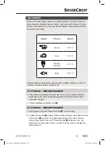 Preview for 124 page of Silvercrest SEF3 2000 C3 Operating Instructions Manual