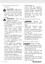 Preview for 9 page of Silvercrest SEK 2000 A1 Operation And Safety Instructions