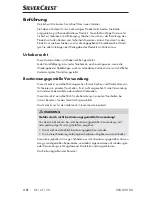 Preview for 5 page of Silvercrest SEK 400 D2 Operating Instructions Manual