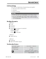 Preview for 6 page of Silvercrest SEK 400 D2 Operating Instructions Manual