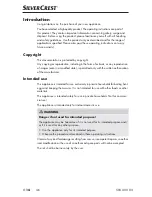 Preview for 17 page of Silvercrest SEK 400 D2 Operating Instructions Manual