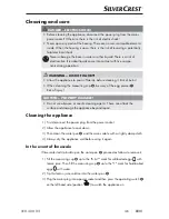 Preview for 24 page of Silvercrest SEK 400 D2 Operating Instructions Manual