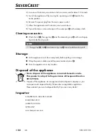 Preview for 25 page of Silvercrest SEK 400 D2 Operating Instructions Manual