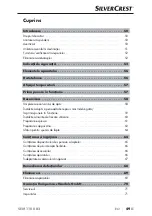 Предварительный просмотр 52 страницы Silvercrest SEM 1100 B3 Operating Instructions Manual