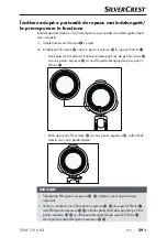 Предварительный просмотр 62 страницы Silvercrest SEM 1100 B3 Operating Instructions Manual