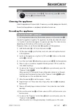 Preview for 70 page of Silvercrest SEM 1100 C3 Operating Instructions Manual