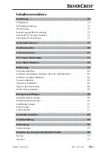 Preview for 76 page of Silvercrest SEM 1100 C3 Operating Instructions Manual