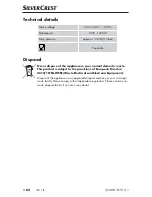 Preview for 65 page of Silvercrest SEMM 1470 A1 Operating Instructions Manual