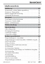 Preview for 60 page of Silvercrest SFA 40 A2 Operating Instructions Manual