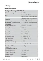 Preview for 84 page of Silvercrest SFA 40 A2 Operating Instructions Manual