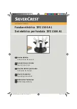 Preview for 1 page of Silvercrest SFE 1500 A1 Operating Instructions Manual