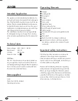 Preview for 4 page of Silvercrest SFE 450 A1 Operating Instructions Manual