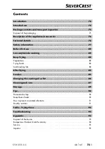 Preview for 76 page of Silvercrest SFM 850 A4 Operating Instructions Manual