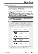 Preview for 110 page of Silvercrest SFM 850 A4 Operating Instructions Manual