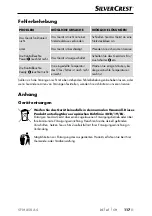 Preview for 120 page of Silvercrest SFM 850 A4 Operating Instructions Manual