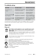 Preview for 88 page of Silvercrest SFM 850 A5 Operating Instructions Manual