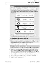 Preview for 102 page of Silvercrest SFM 850 A5 Operating Instructions Manual