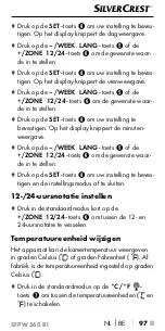 Preview for 101 page of Silvercrest SFPW 360 B1 Operating Instructions Manual