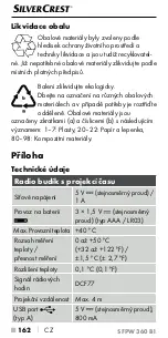 Preview for 166 page of Silvercrest SFPW 360 B1 Operating Instructions Manual