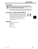 Preview for 78 page of Silvercrest SFS 110 A1 Operating Instructions Manual