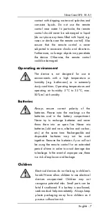 Предварительный просмотр 9 страницы Silvercrest SFS 18 A1 User Manual And Service Information