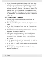 Предварительный просмотр 24 страницы Silvercrest SFT 2.4 A1 Operation And Safety Notes