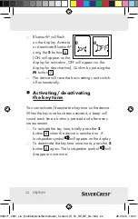 Preview for 18 page of Silvercrest SFT 81 Manual