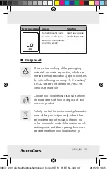 Preview for 35 page of Silvercrest SFT 81 Manual