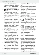 Preview for 8 page of Silvercrest SFW 100 C4 Operating Instructions  And Safety Advice