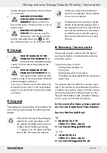 Preview for 11 page of Silvercrest SFW 100 C4 Operating Instructions  And Safety Advice