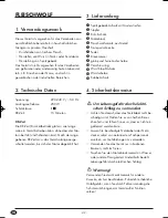 Preview for 44 page of Silvercrest SFW 250 A1 Operating Instructions Manual