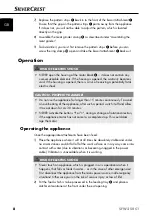 Preview for 11 page of Silvercrest SFW 350 C1 Operating Instructions Manual