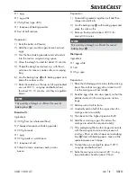 Preview for 16 page of Silvercrest SGB 1200 A1 Operating Instructions Manual