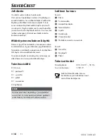 Preview for 21 page of Silvercrest SGB 1200 A1 Operating Instructions Manual