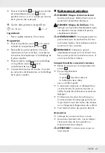 Предварительный просмотр 48 страницы Silvercrest SGB 1200 F1 Operation And Safety Notes