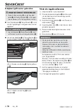 Preview for 73 page of Silvercrest SGBR 1500 C4 Operating Instructions Manual