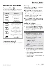 Preview for 74 page of Silvercrest SGBR 1500 C4 Operating Instructions Manual